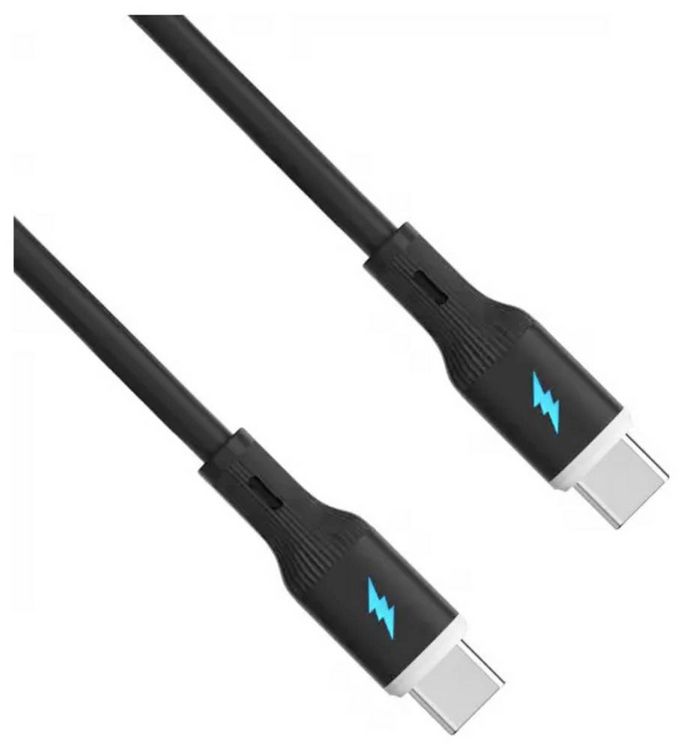 Produktbild: Akyga USB-Kabel USB-C&reg; Stecker, USB-C&reg; Stecker 1m Schwarz AK-USB-67