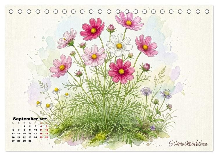 Produktbild: Wilde Kostbarkeiten &ndash; Essbar, gesund & wundersch&ouml;n (Tischkalender 2027 DIN A5 quer), CALVENDO Monatskalender