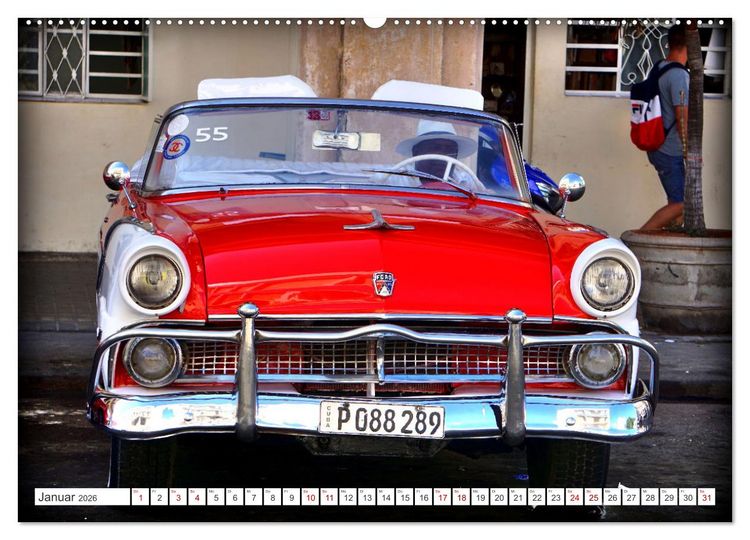 Produktbild: FAIRLANE '55 (hochwertiger Premium Wandkalender 2026 DIN A2 quer), Kunstdruck in Hochglanz