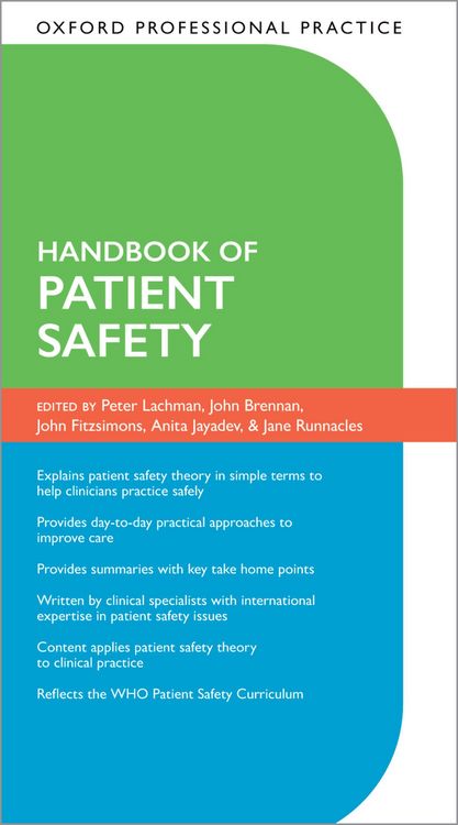 Produktbild: Oxford Professional Practice: Handbook of Patient Safety