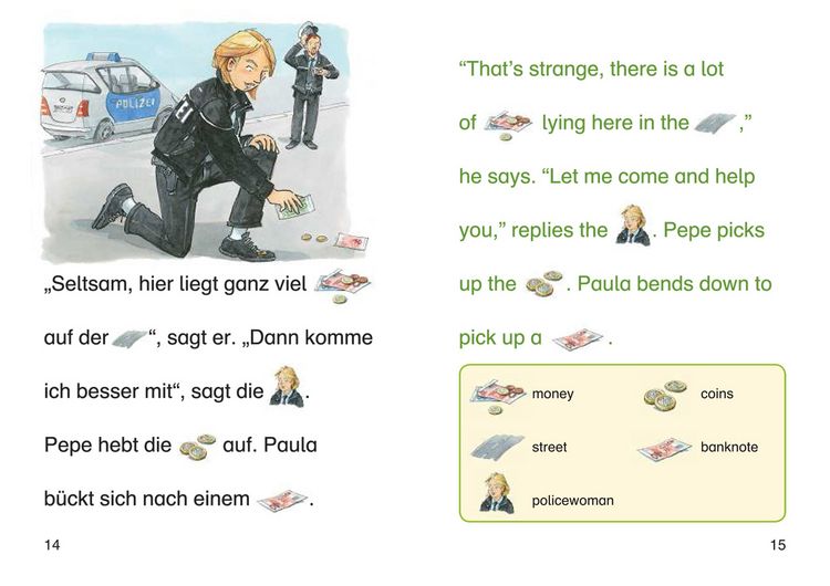 Produktbild: Bildermaus - Mit Bildern Englisch lernen - Polizeigeschichten - Police Stories