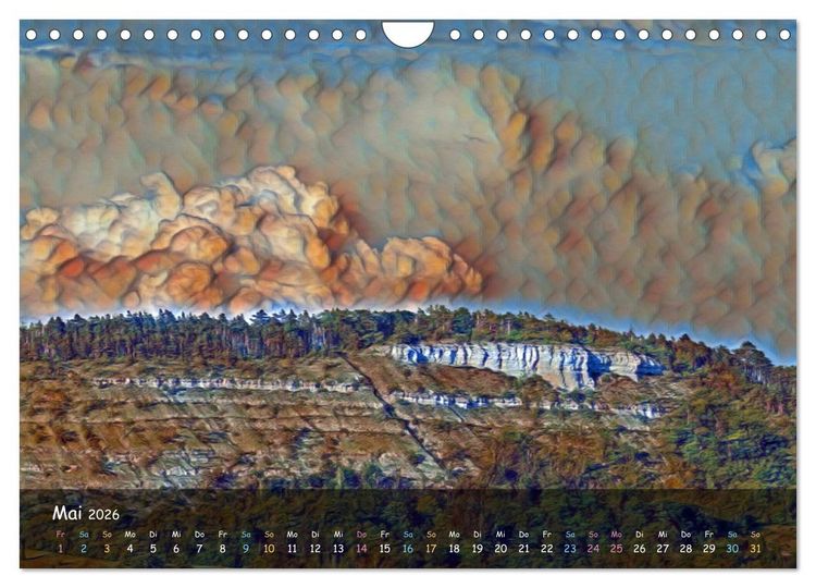 Produktbild: Surreales Farbspiel (Wandkalender 2026 DIN A4 quer), CALVENDO Monatskalender