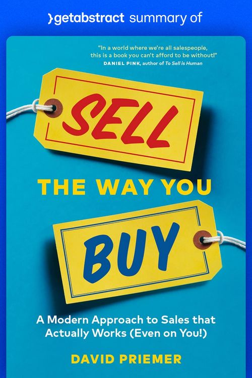 Produktbild: Summary of Sell the Way You Buy by David Priemer