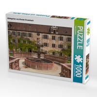 Produktbild: CALVENDO Puzzle Abteigarten von Kloster Bronnbach 1000 Teile Lege-Gr&ouml;&szlig;e 64 x 48 cm Foto-Puzzle Bild von Peter Schickert