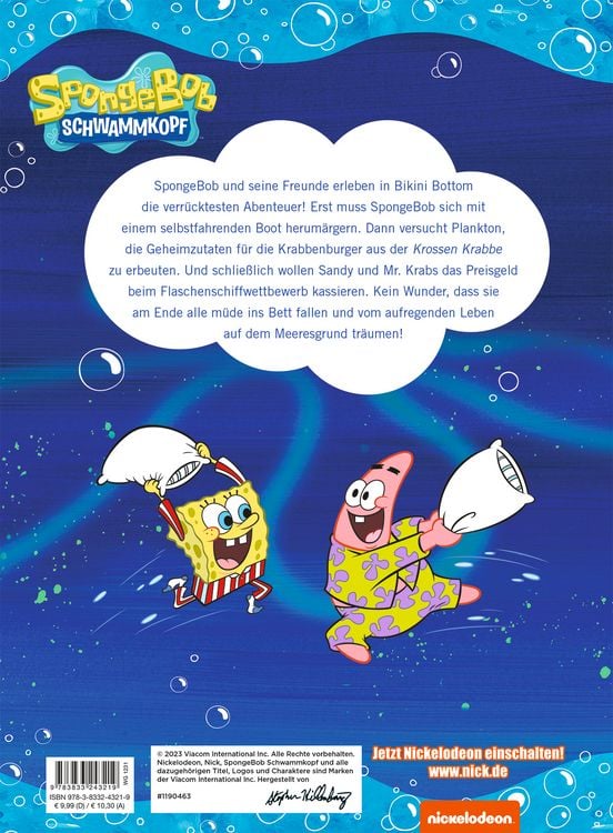 Produktbild: SpongeBob Schwammkopf: Meine liebsten Gutenachtgeschichten