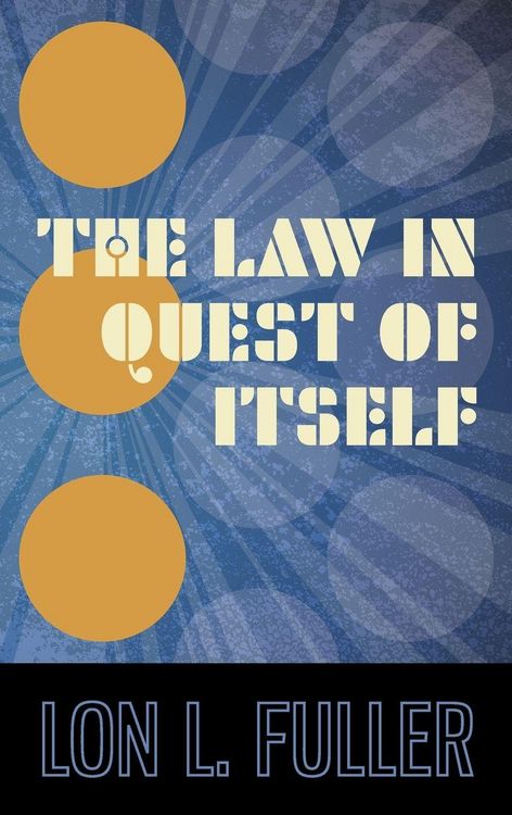 Produktbild: The Law in Quest of Itself
