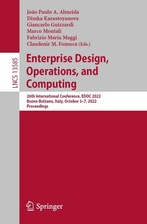 Produktbild: Enterprise Design, Operations, and Computing