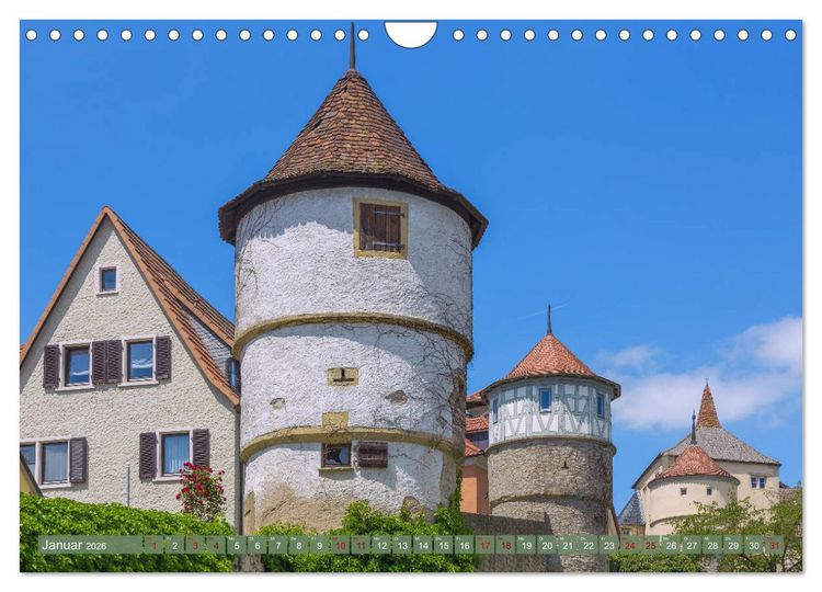 Produktbild: Romantisches Mainfranken (Wandkalender 2026 DIN A4 quer), CALVENDO Monatskalender