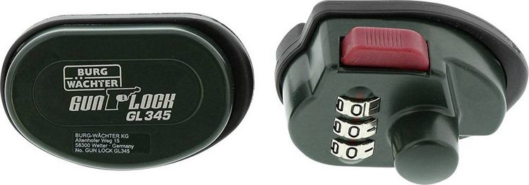 Produktbild: Burg W&auml;chter Gun Lock GL 345 SB Waffenschloss Dunkelgr&uuml;n Zahlenschloss