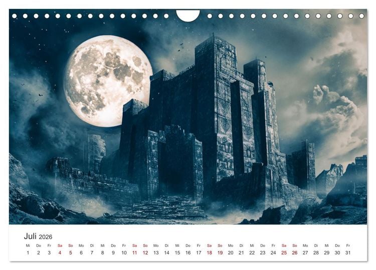 Produktbild: Das Reich der fl&uuml;sternden Schatten (Wandkalender 2026 DIN A4 quer), CALVENDO Monatskalender