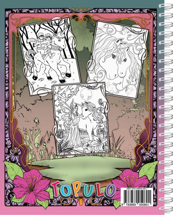 Produktbild: Einhorn-Malbuch