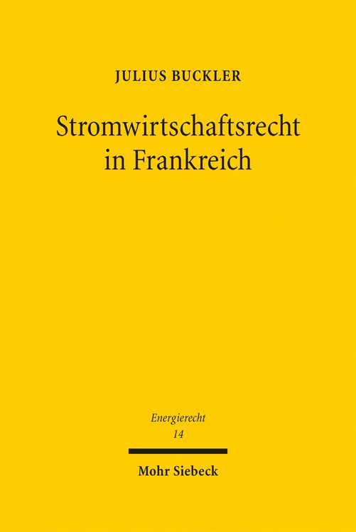 Produktbild: Stromwirtschaftsrecht in Frankreich