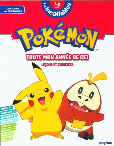 Produktbild: Pok&eacute;mon : toute mon ann&eacute;e de CE1, 7-8 ans : le&ccedil;ons et exercices