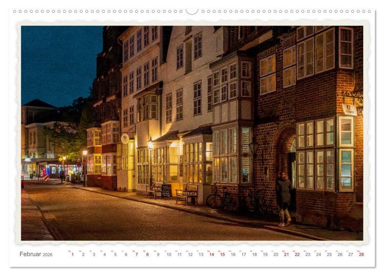 Produktbild: Malerisches L&uuml;neburg (hochwertiger Premium Wandkalender 2026 DIN A2 quer), Kunstdruck in Hochglanz