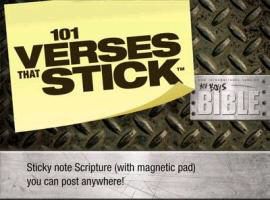 Produktbild: 101 Verses That Stick for Boys Based on the NIV Boys Bible: Bible Verses for Your Locker or Home