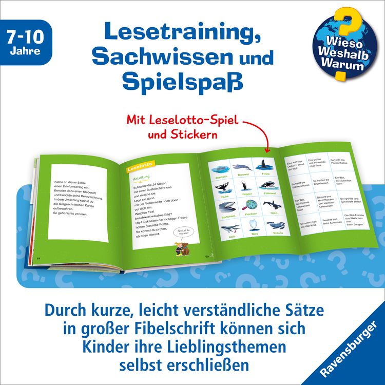 Produktbild: Wieso? Weshalb? Warum? Erstleser, Band 3 - Wale und Delfine
