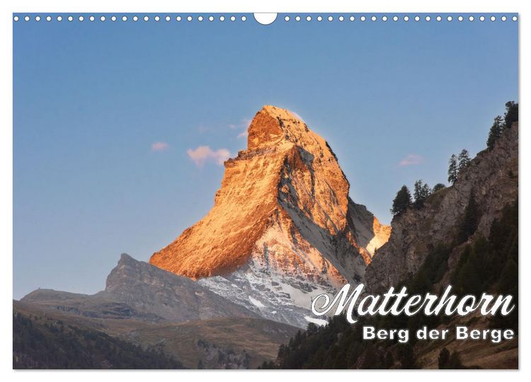 Produktbild: Matterhorn - Berg der Berge (Wandkalender 2026 DIN A3 quer), CALVENDO Monatskalender