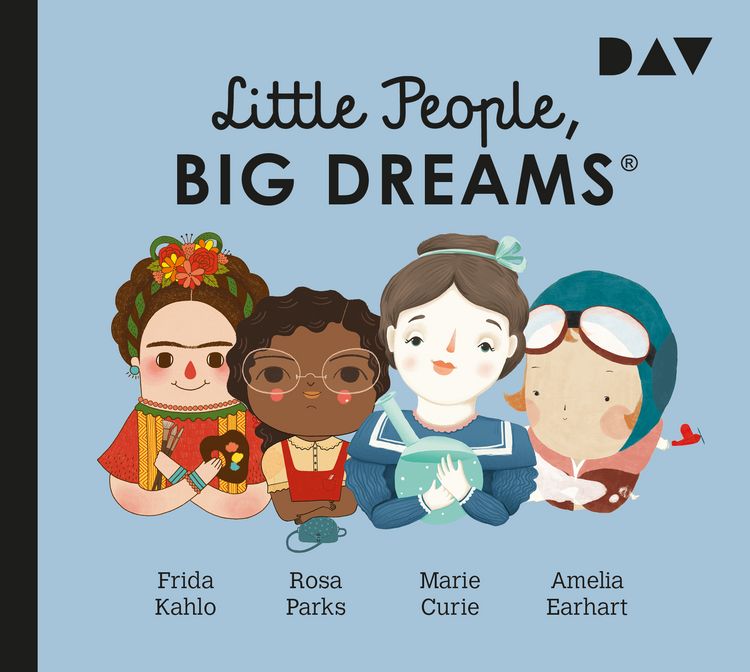 Produktbild: Little People, Big Dreams&reg; &ndash; Teil 3: Frida Kahlo, Rosa Parks, Marie Curie, Amelia Earhart