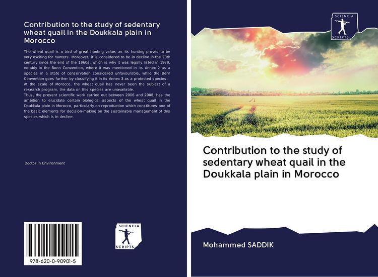 Produktbild: Contribution to the study of sedentary wheat quail in the Doukkala plain in Morocco