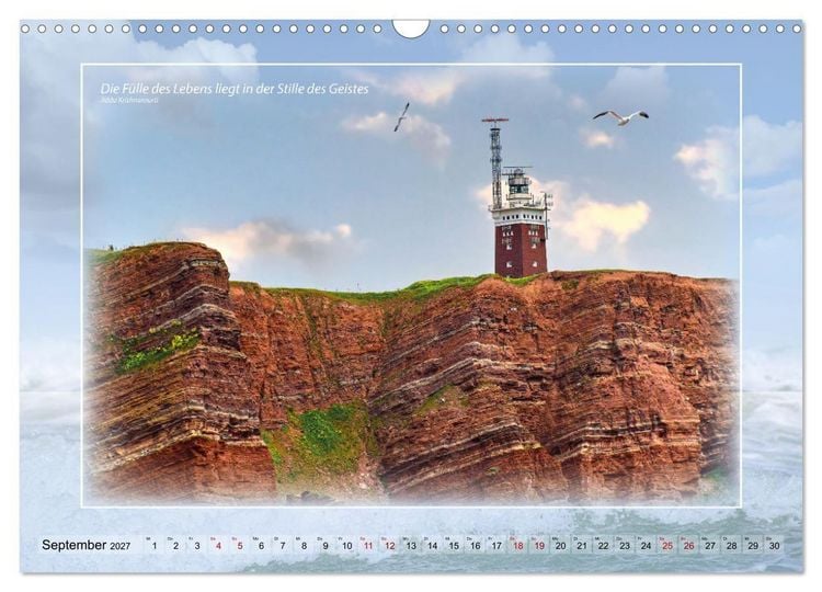 Produktbild: Insel Gedanken (Wandkalender 2027 DIN A3 quer), CALVENDO Monatskalender