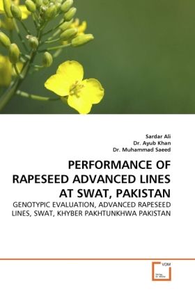 Produktbild: Ali, S: Performance Of Rapeseed Advanced Lines At Swat, Paki