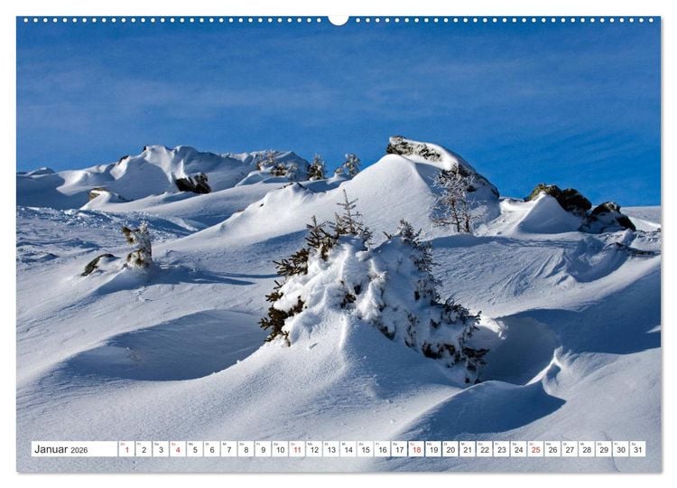 Produktbild: Mariapfarr & Wei&szlig;priach (hochwertiger Premium Wandkalender 2026 DIN A2 quer), Kunstdruck in Hochglanz