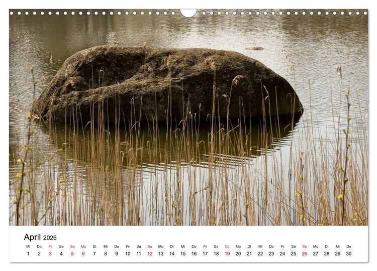 Produktbild: Granitwelten im Waldviertel (Wandkalender 2026 DIN A3 quer), CALVENDO Monatskalender
