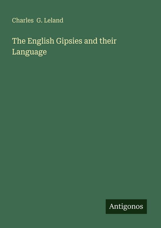 Produktbild: The English Gipsies and their Language