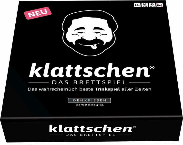 Produktbild: DENKRIESEN - klattschen&reg; - Trinkspiel - DAS BRETTSPIEL - Das wahrscheinlich be