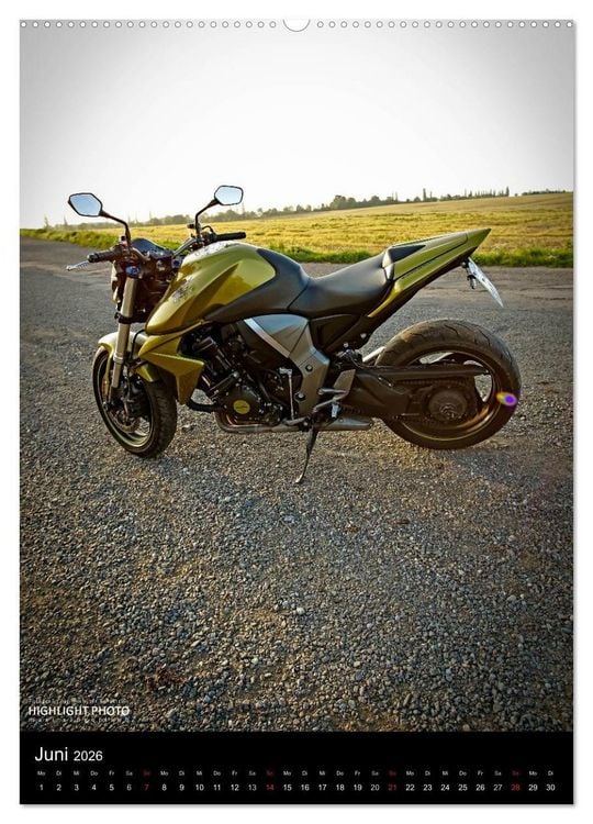 Produktbild: HONDA CB1000R (hochwertiger Premium Wandkalender 2026 DIN A2 hoch), Kunstdruck in Hochglanz