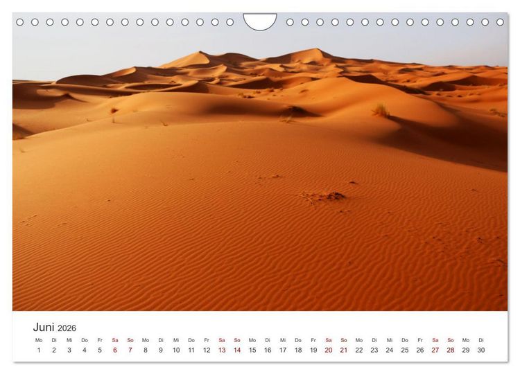 Produktbild: Sahara - Die gr&ouml;&szlig;te Trockenw&uuml;ste der Welt. (Wandkalender 2026 DIN A4 quer), CALVENDO Monatskalender