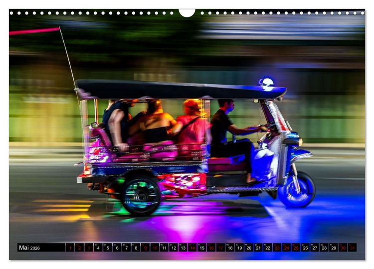 Produktbild: Bangkok - pulsierende Hauptstadt Thailands (Wandkalender 2026 DIN A3 quer), CALVENDO Monatskalender