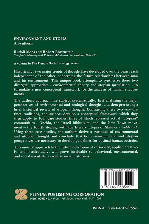 Produktbild: Environment and Utopia