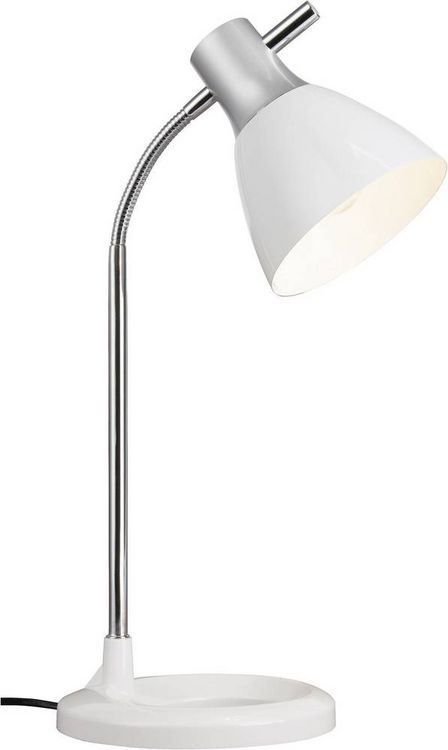 Produktbild: Brilliant Jan 92762/05 Tischlampe Energiesparlampe E27 40W Wei&szlig;