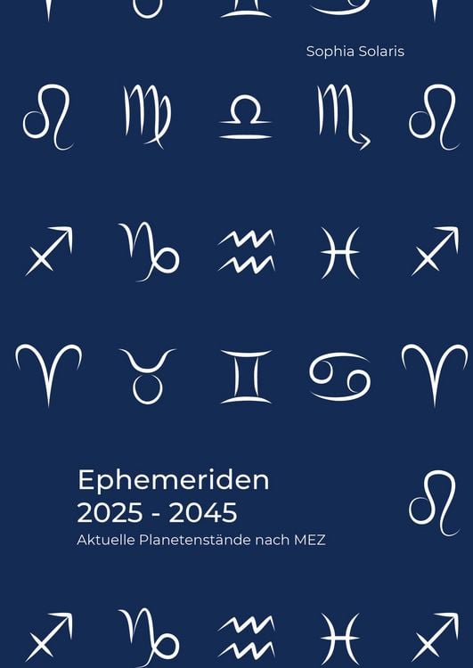 Produktbild: Ephemeriden 2025 bis 2045