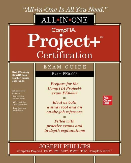 Produktbild: Comptia Project+ Certification All-In-One Exam Guide (Exam Pk0-005)