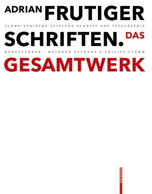 Produktbild: Adrian Frutiger - Schriften