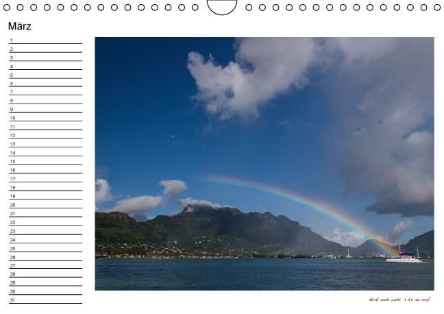 Produktbild: die seychellen - ganz nah am paradies (Wandkalender immerw&auml;hrend DIN A4 quer)