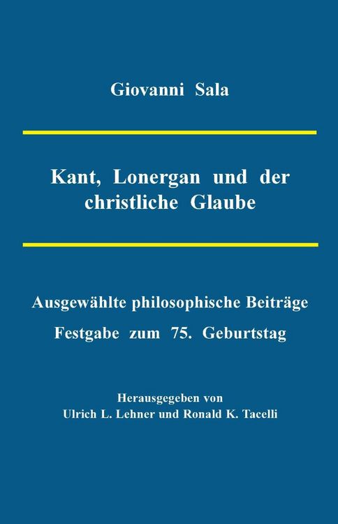 Produktbild: Kant, Lonergan und der christliche Glaube