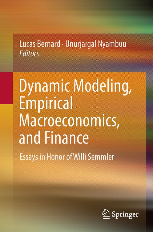 Produktbild: Dynamic Modeling, Empirical Macroeconomics, and Finance