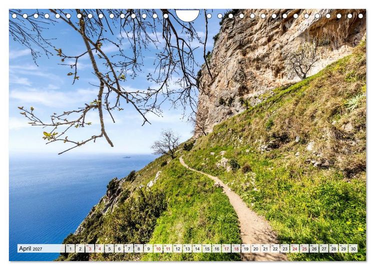 Produktbild: Amalfik&uuml;ste und Capri - Sehnsuchtsorte (Wandkalender 2027 DIN A4 quer), CALVENDO Monatskalender