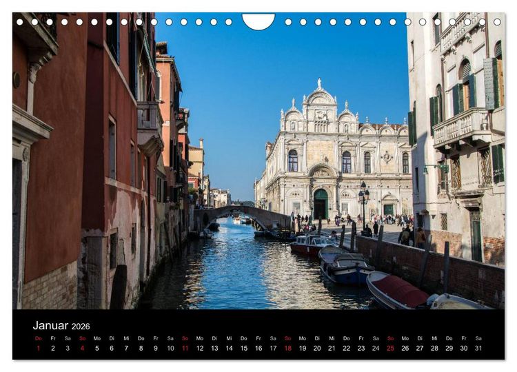 Produktbild: Venedig - la Serenissima (Wandkalender 2026 DIN A4 quer), CALVENDO Monatskalender