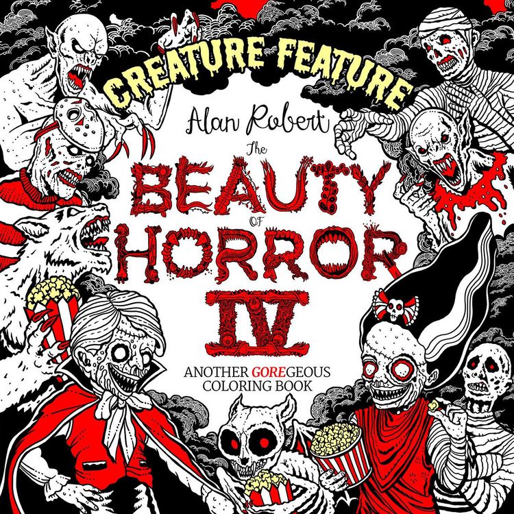 Produktbild: The Beauty of Horror 4: Creature Feature Coloring Book