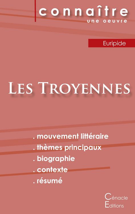 Produktbild: Fiche de lecture Les Troyennes de Euripide (Analyse litt&eacute;raire de r&eacute;f&eacute;rence et r&eacute;sum&eacute; complet)