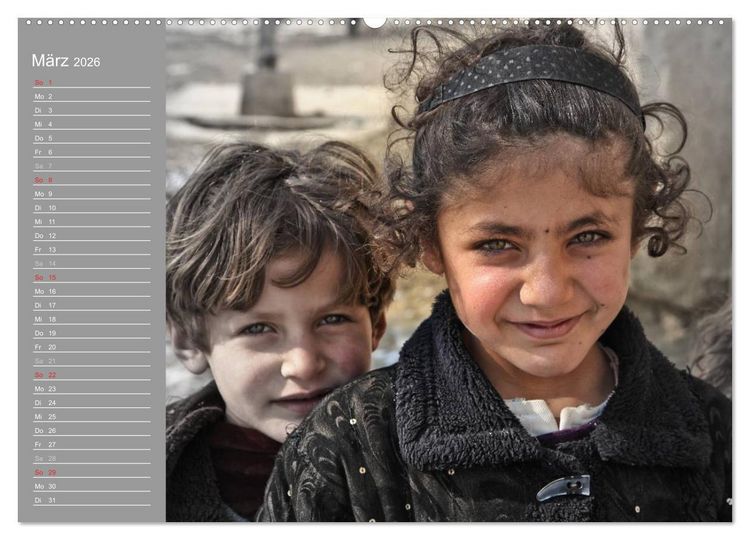 Produktbild: Kinder aus den Kulturen unserer Welt (hochwertiger Premium Wandkalender 2026 DIN A2 quer), Kunstdruck in Hochglanz