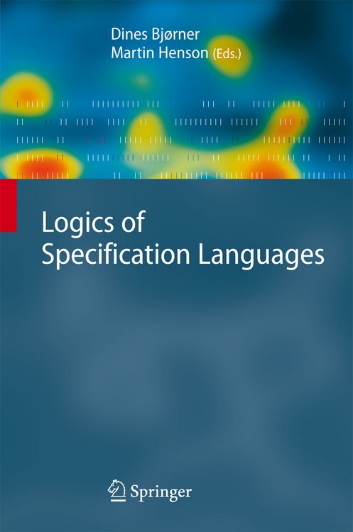 Produktbild: Logics of Specification Languages