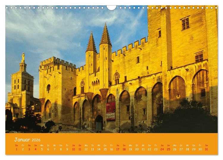 Produktbild: Quer durch S&uuml;dfrankreich (Wandkalender 2026 DIN A3 quer), CALVENDO Monatskalender