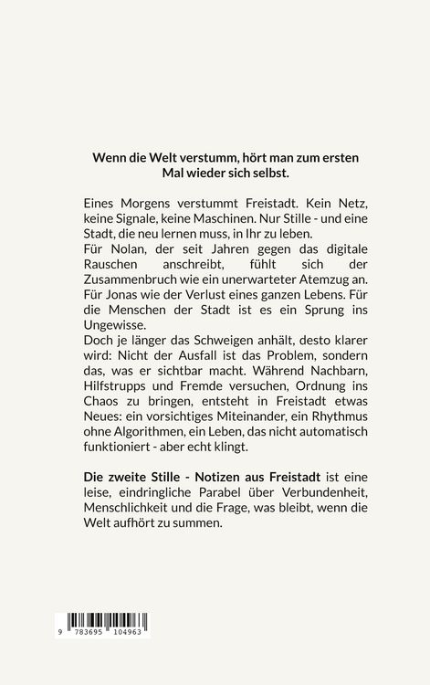 Produktbild: Die Zweite Stille