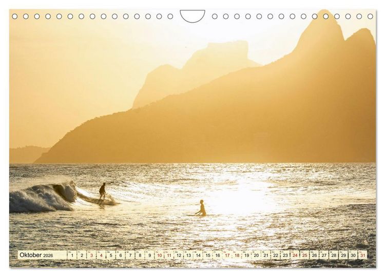 Produktbild: An Rio's Str&auml;nden (Wandkalender 2026 DIN A4 quer), CALVENDO Monatskalender