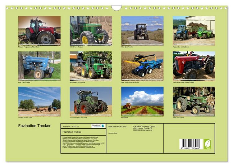 Produktbild: Fazination Trecker (Wandkalender 2026 DIN A3 quer), CALVENDO Monatskalender